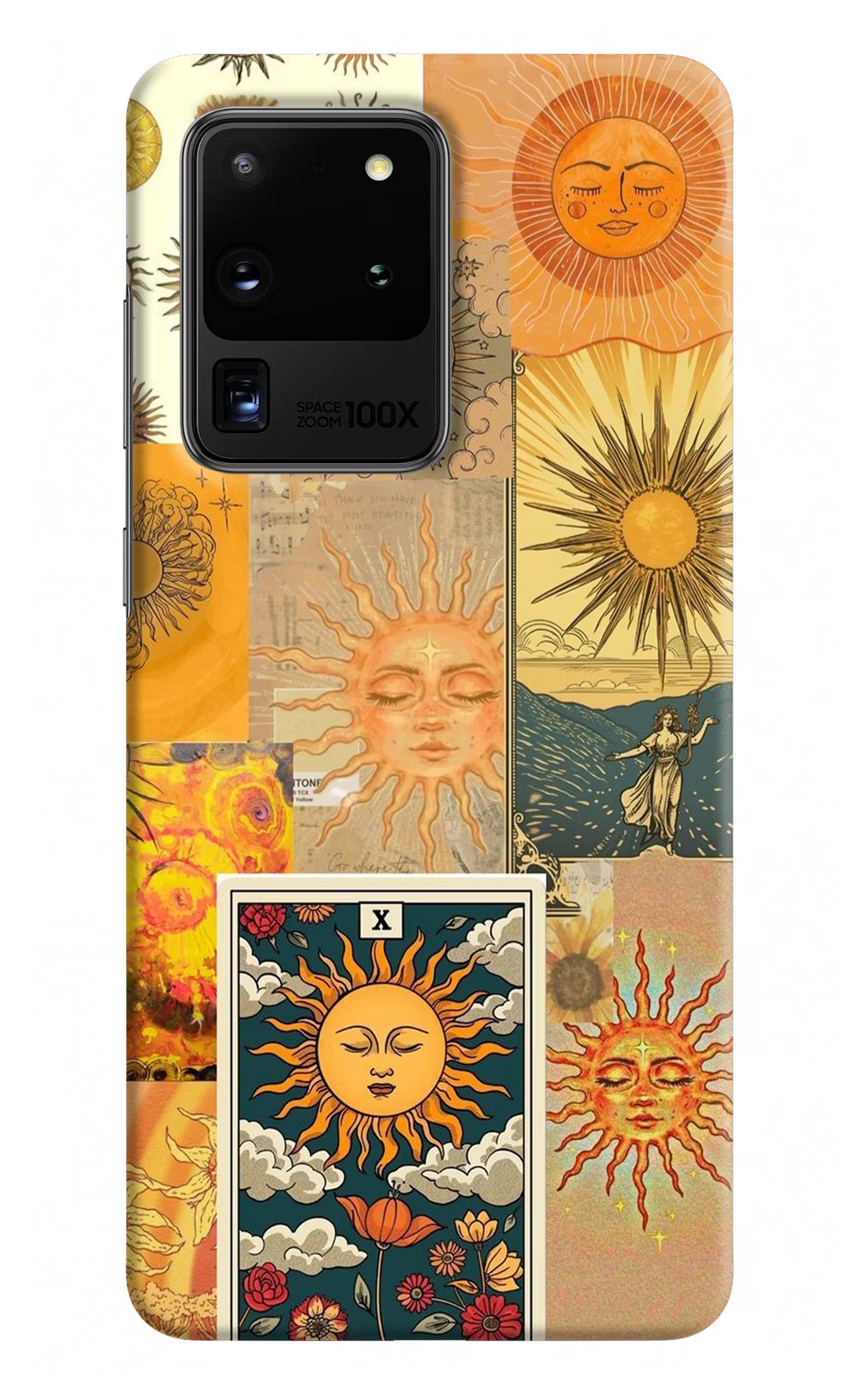 Sun Samsung S20 Ultra Hard Case Back Cover by Casekaro