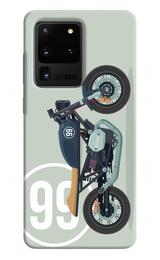 Classic Cafe Racer 99 Samsung S20 Ultra Hard Case Back Cover by Casekaro