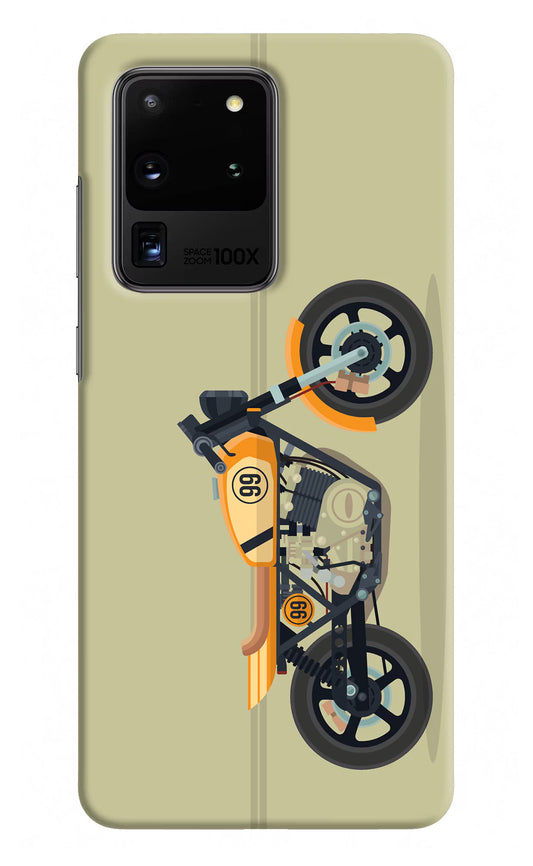 Vertical Speedster Samsung S20 Ultra Hard Case Back Cover by Casekaro