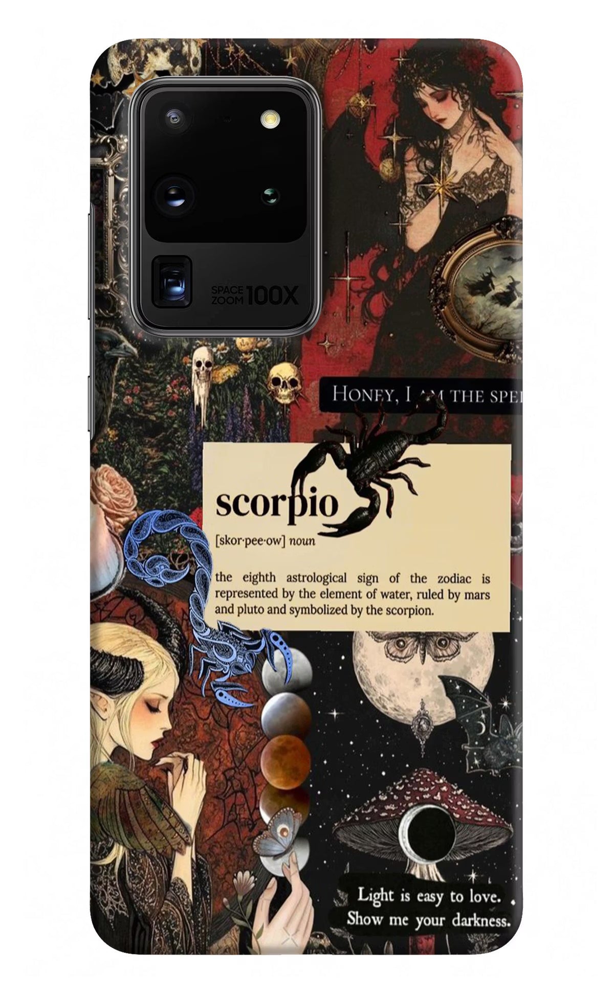 Scorpio Zodiac Samsung S20 Ultra Hard Case Back Cover by Casekaro
