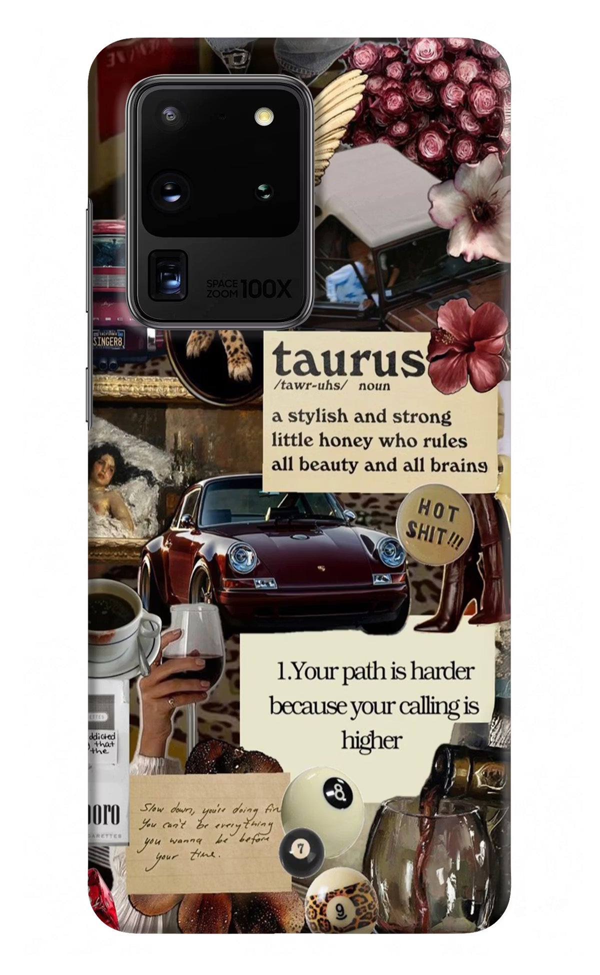 Taurus Zodiac Samsung S20 Ultra Hard Case Back Cover by Casekaro