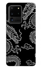 Twin Dragons Samsung S20 Ultra Hard Case Back Cover by Casekaro