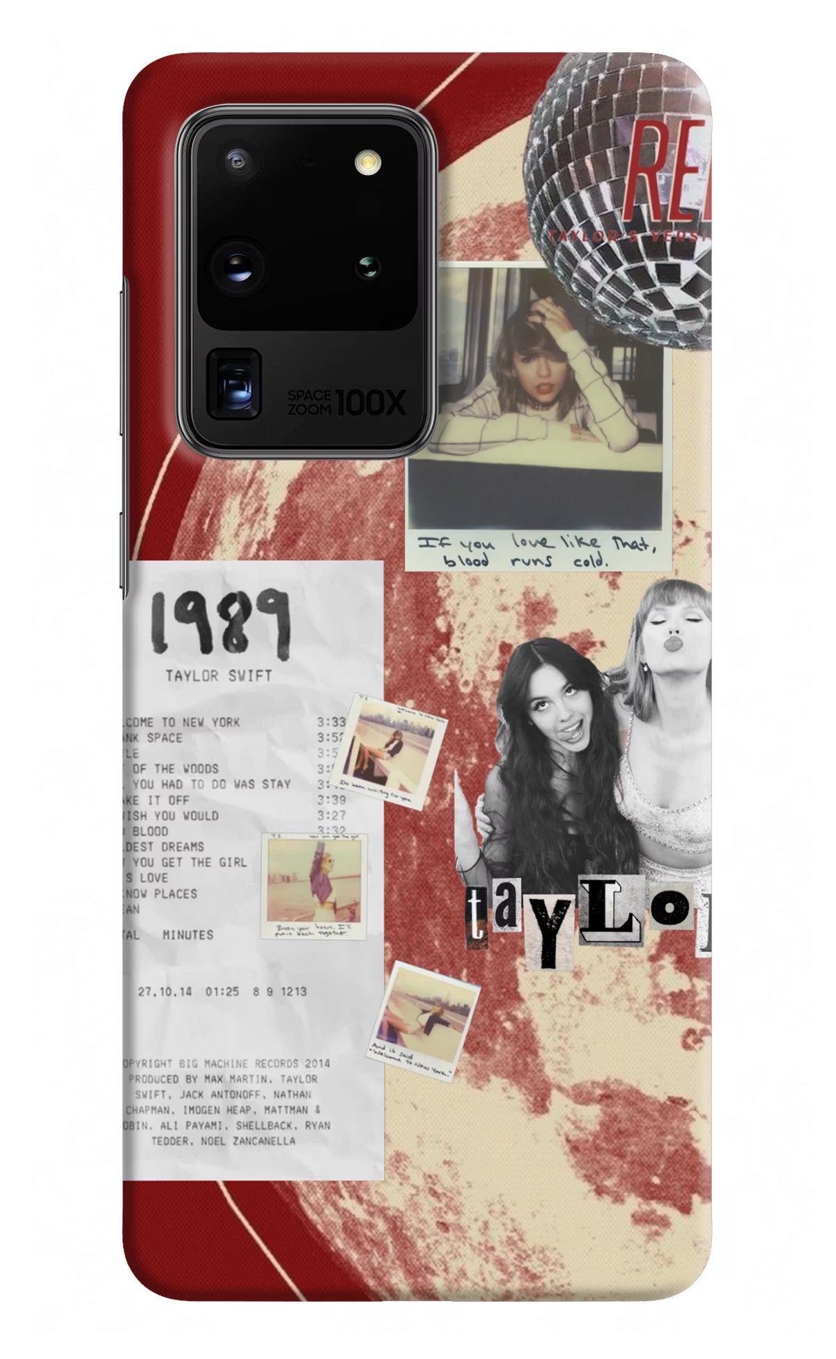Taylor Swift Samsung S20 Ultra Back Cover