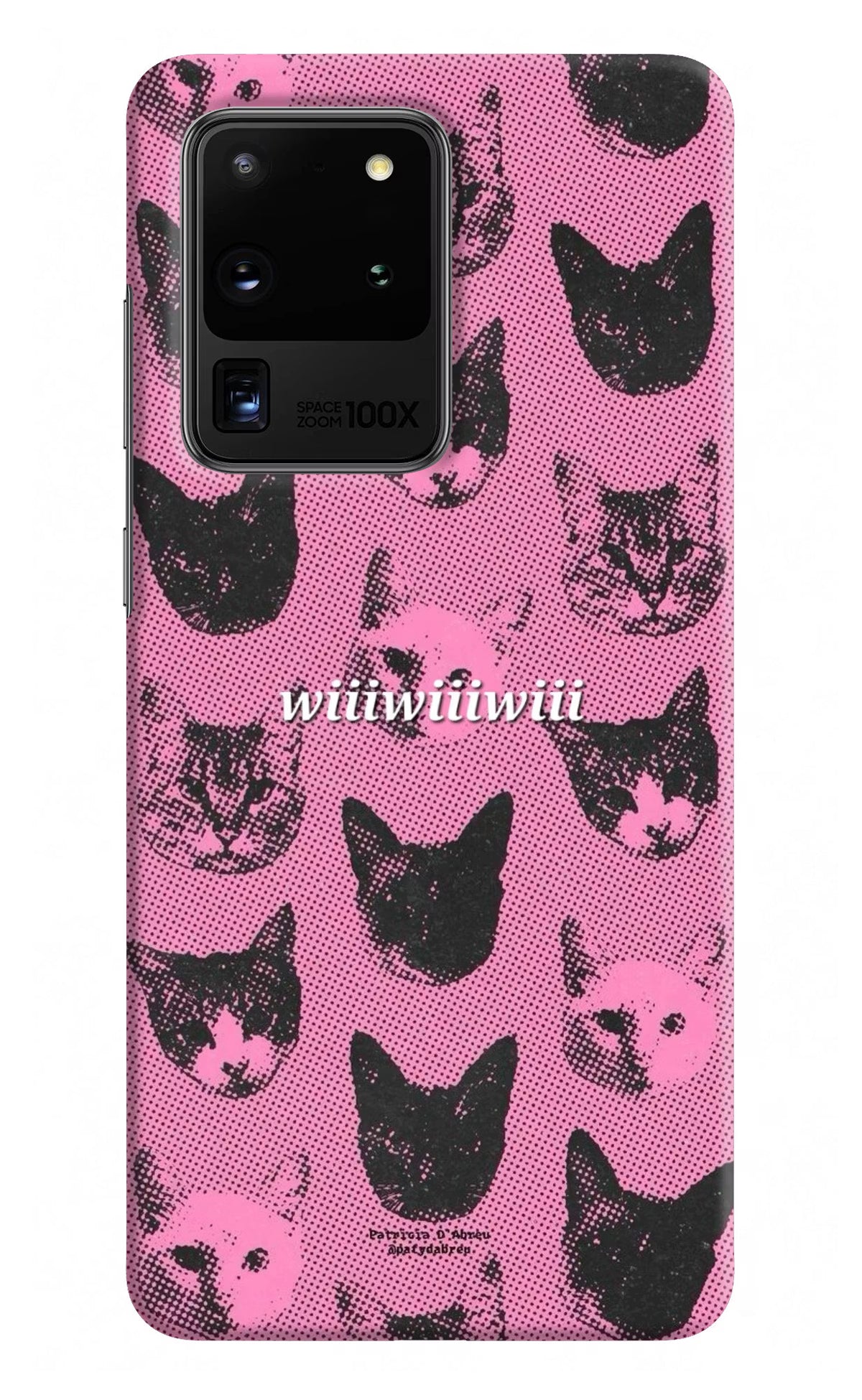 Pink Cats Samsung S20 Ultra Back Cover