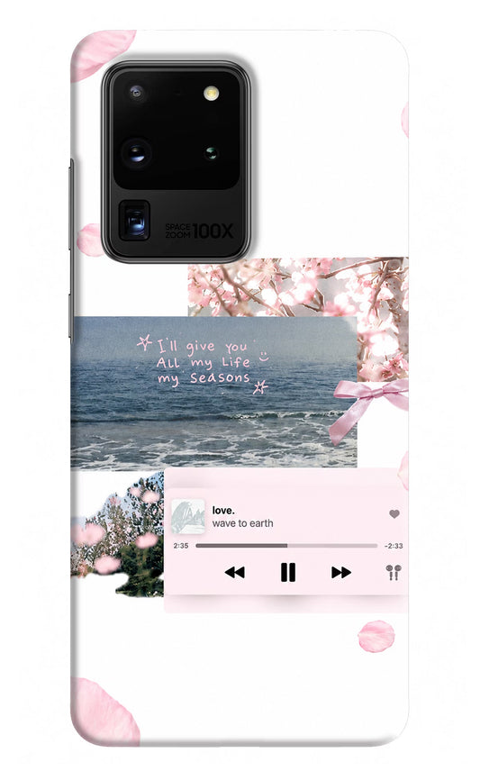 Wave to earth Samsung S20 Ultra Back Cover
