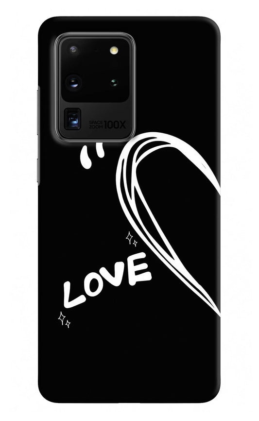 Love Line Samsung S20 Ultra Hard Case Back Cover by Casekaro