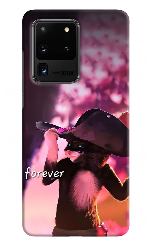 Forever Cat Samsung S20 Ultra Hard Case Back Cover by Casekaro