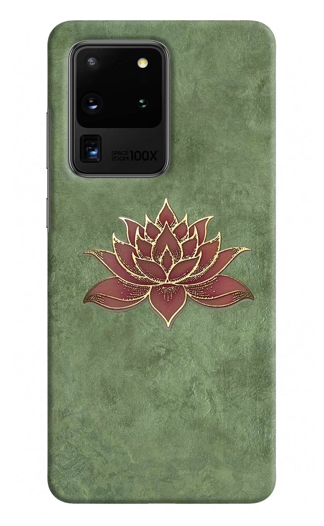 Lotus Grace Samsung S20 Ultra Hard Case Back Cover by Casekaro