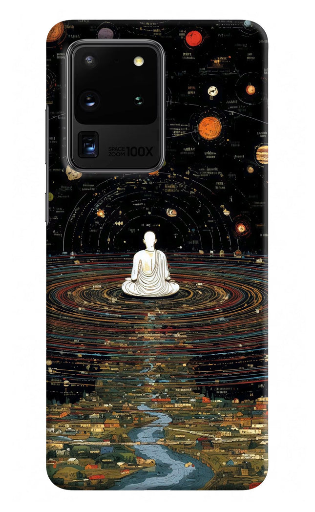 Space Monk Samsung S20 Ultra Hard Case Back Cover by Casekaro