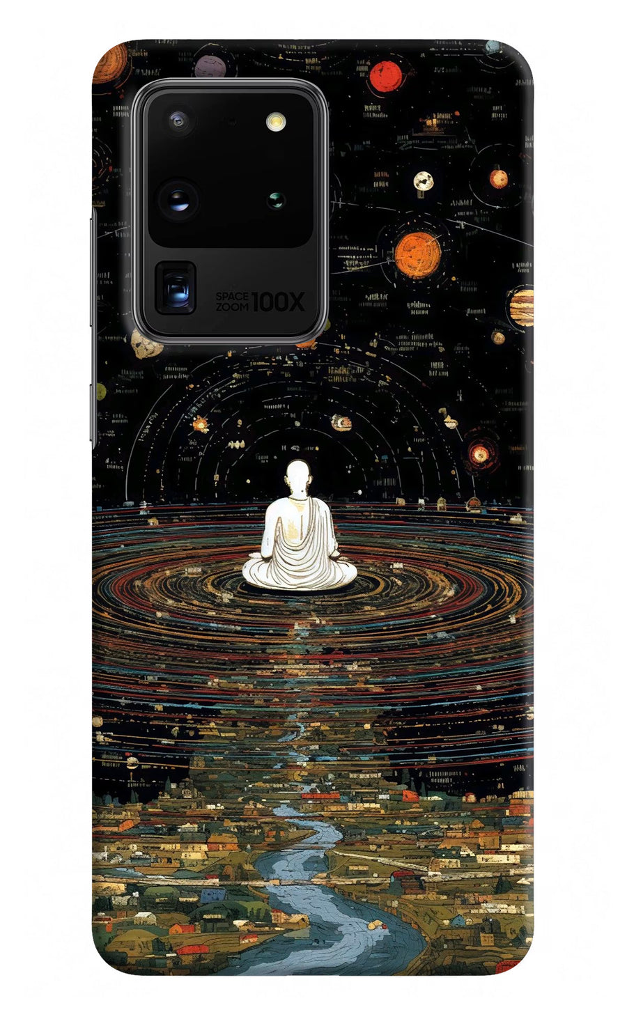 Space Monk Samsung S20 Ultra Back Cover, Hard case