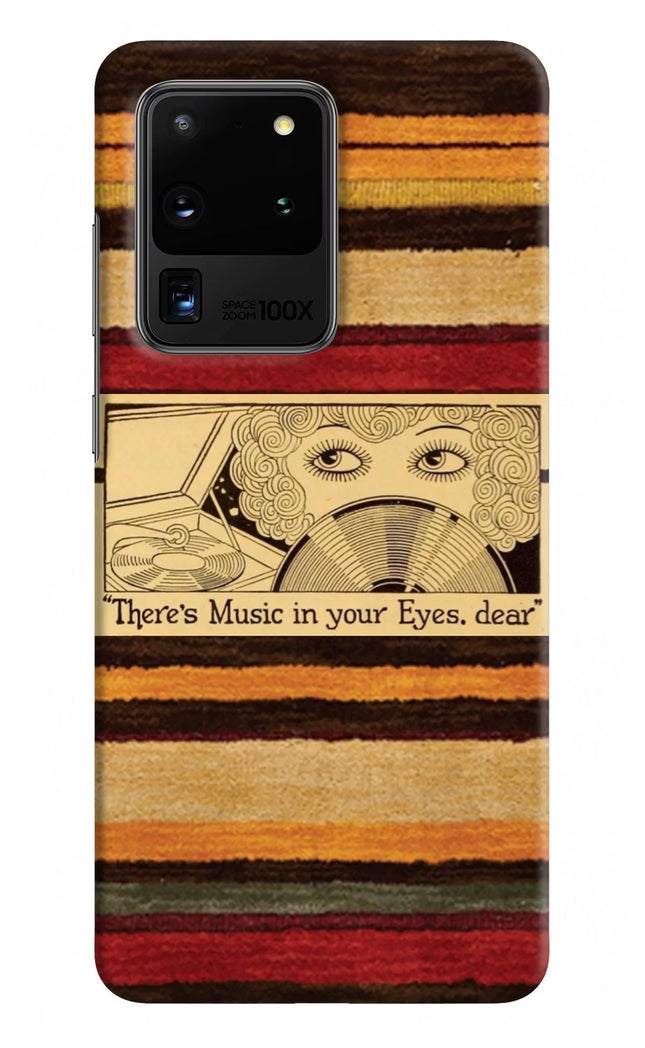 Vinyl Stripes Samsung S20 Ultra Hard Case Back Cover by Casekaro