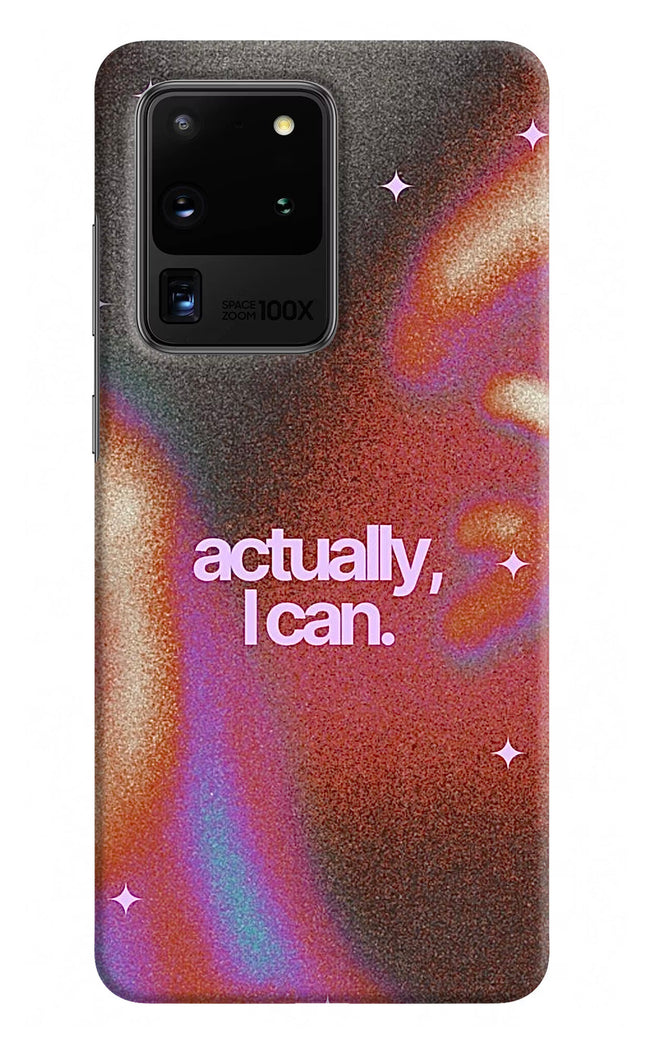 Pink Aura Samsung S20 Ultra Hard Case Back Cover by Casekaro
