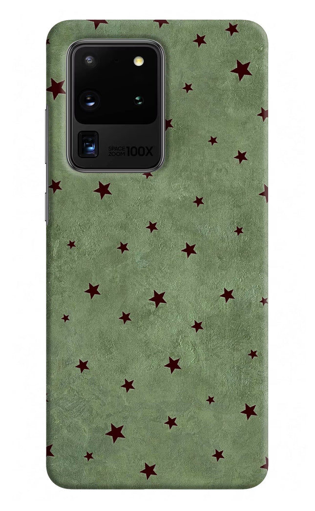 Green Stars Samsung S20 Ultra Hard Case Back Cover by Casekaro