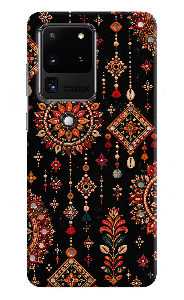 Boho Noir Samsung S20 Ultra Hard Case Back Cover by Casekaro