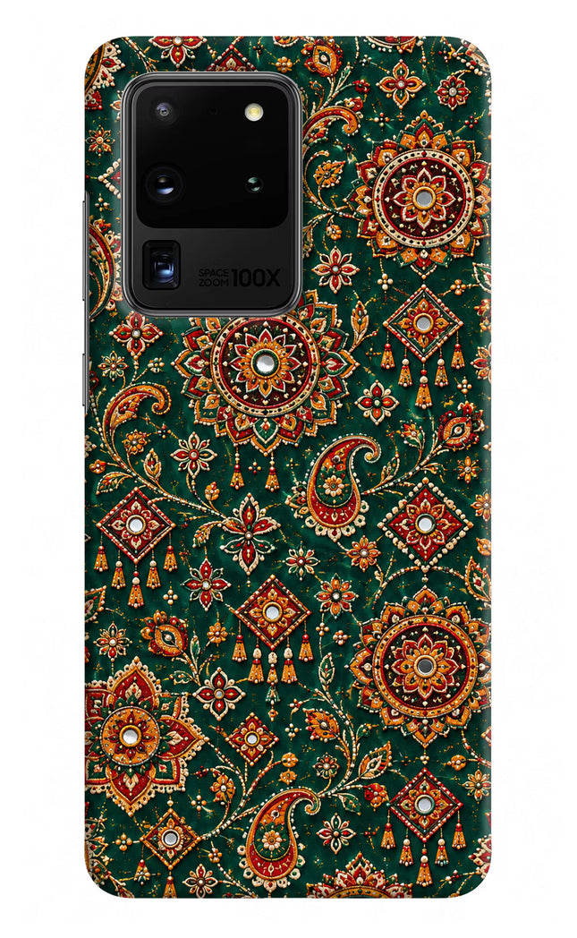 Green Pataka Samsung S20 Ultra Hard Case Back Cover by Casekaro