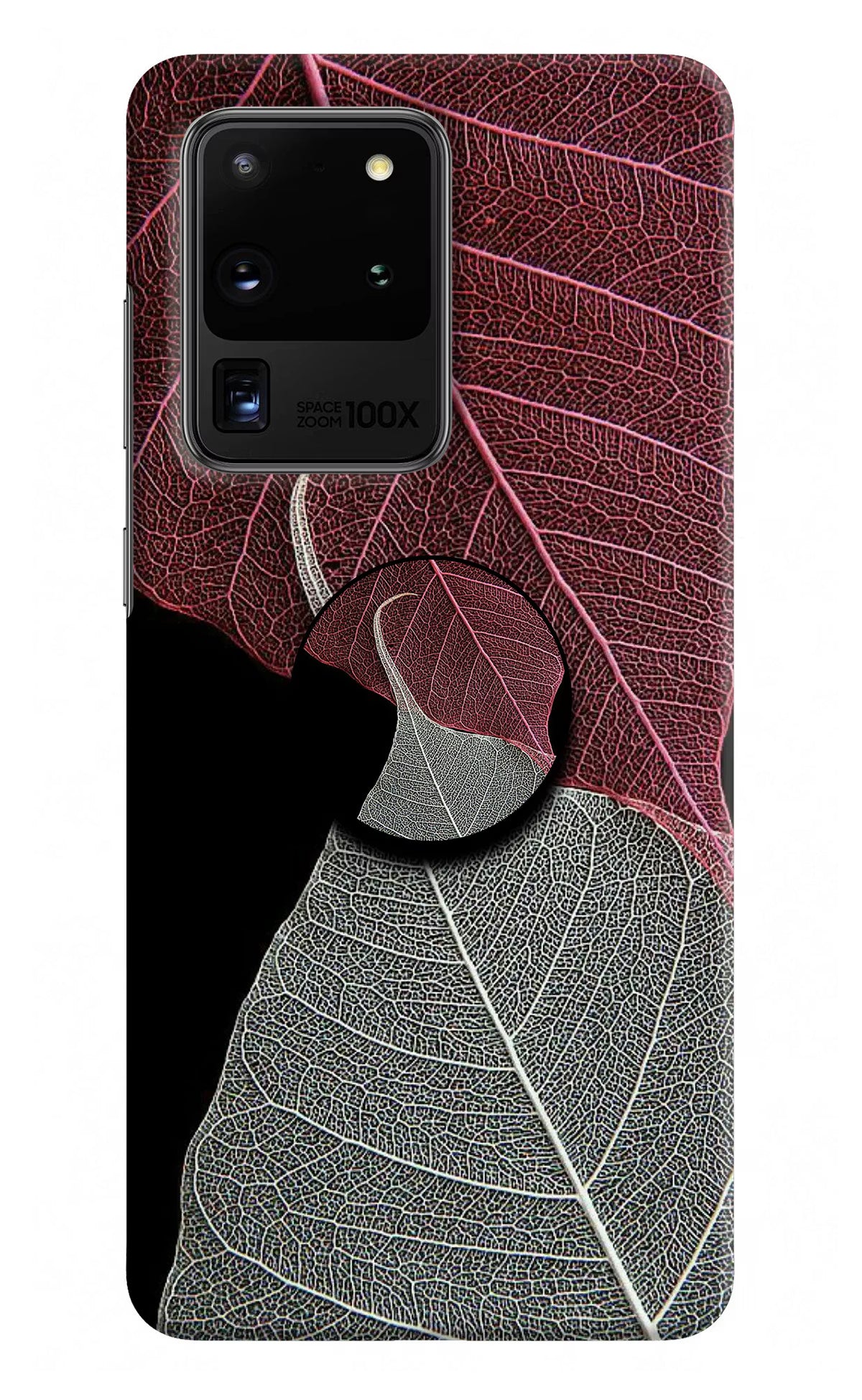 Leaf Pattern Samsung S20 Ultra Pop Case by Casekaro