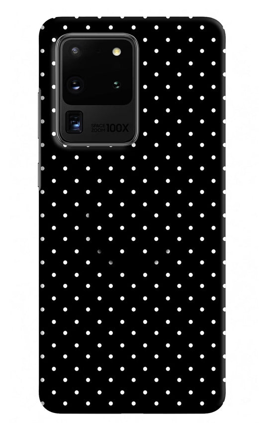 White Dots Samsung S20 Ultra Pop Case by Casekaro