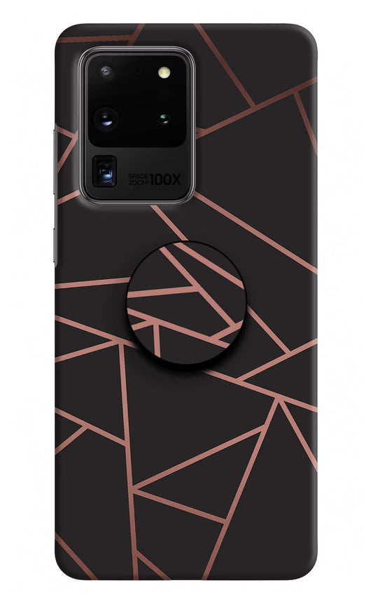 Geometric Pattern Samsung S20 Ultra Pop Case by Casekaro