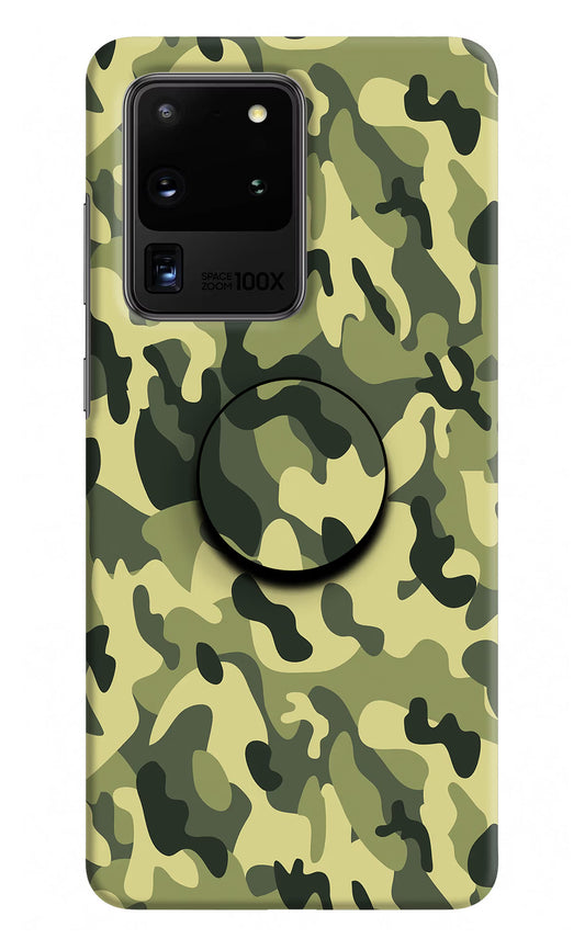 Camouflage Samsung S20 Ultra Pop Case by Casekaro