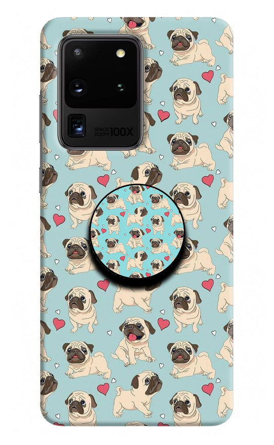 Pug Dog Samsung S20 Ultra Pop Case by Casekaro