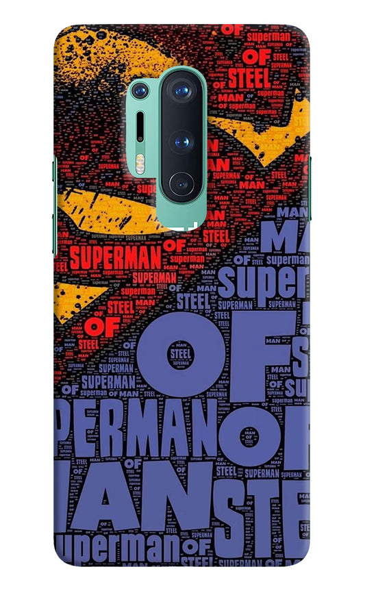 Superman Oneplus 8 Pro Hard Case Back Cover by Casekaro