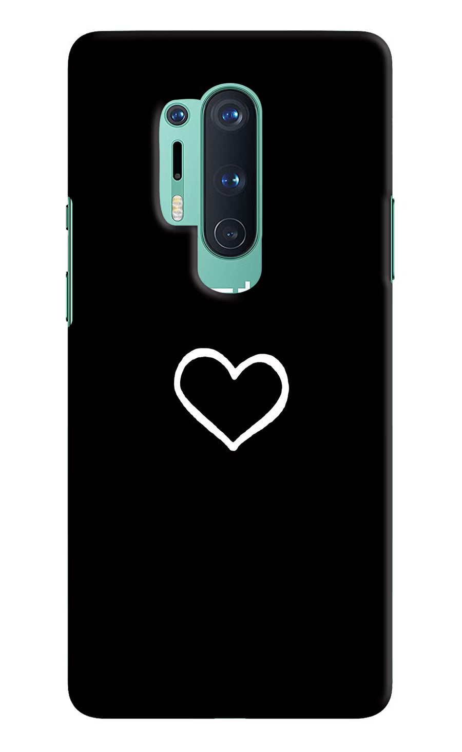 Heart Oneplus 8 Pro Back Cover, Hard case