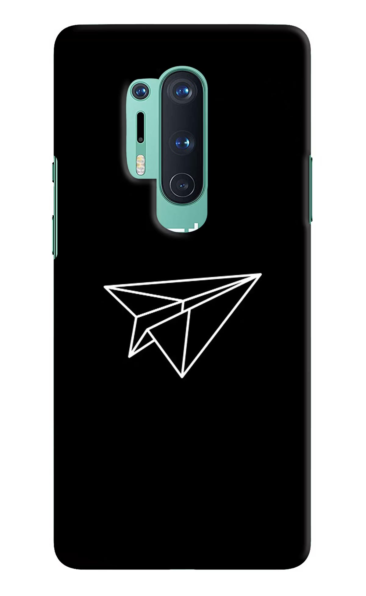 Paper Plane White Oneplus 8 Pro Hard Case Back Cover by Casekaro