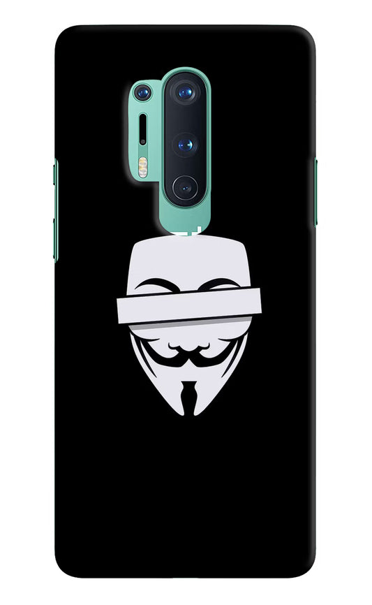Anonymous Face Oneplus 8 Pro Hard Case Back Cover by Casekaro
