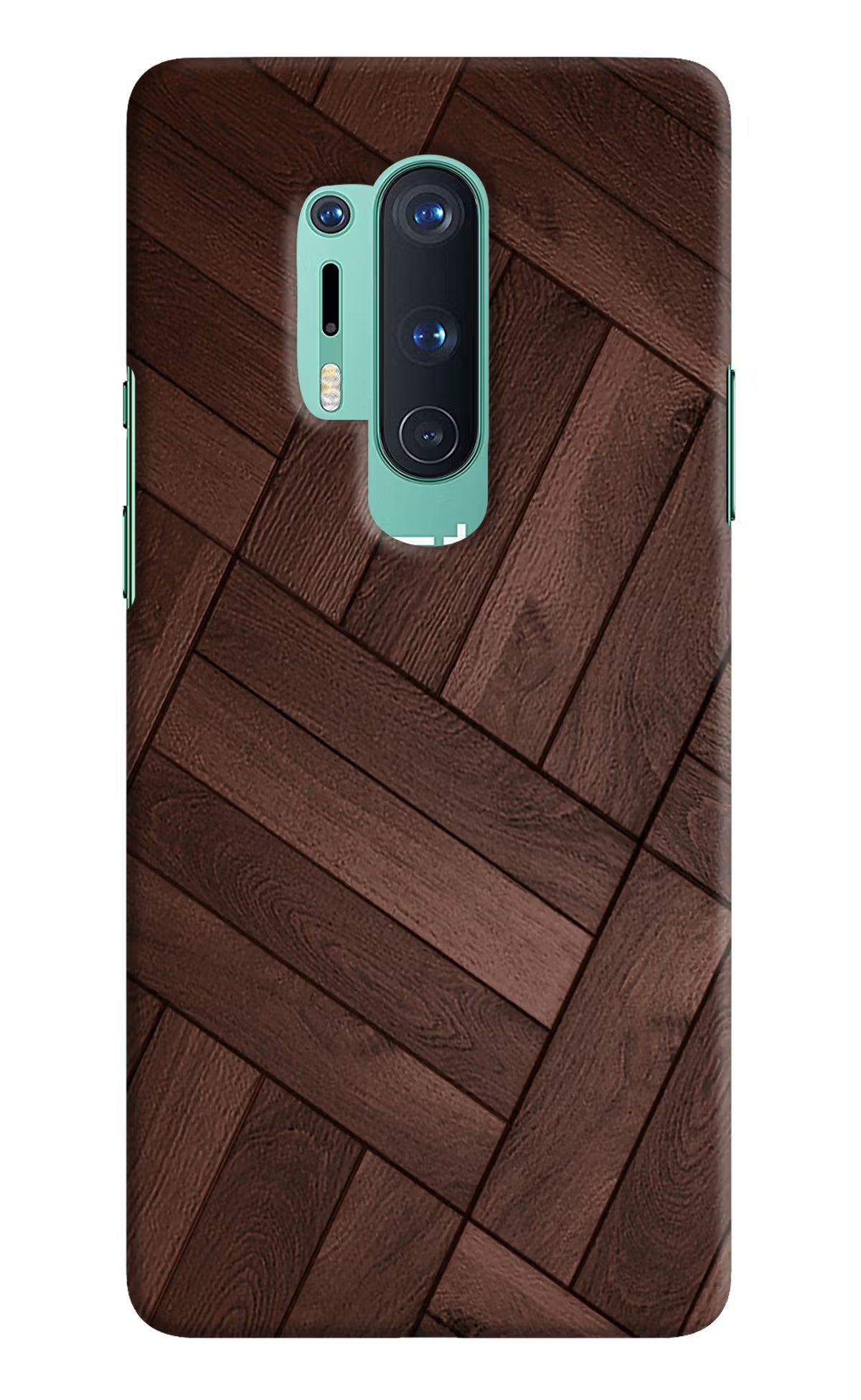 Wooden Texture Design Oneplus 8 Pro Hard Case Back Cover by Casekaro