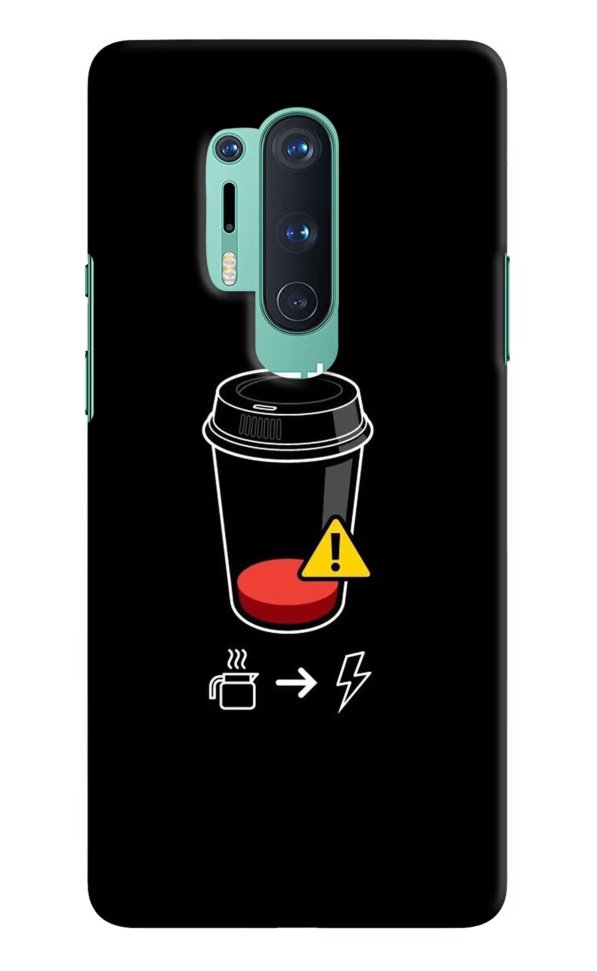 Coffee Oneplus 8 Pro Hard Case Back Cover by Casekaro