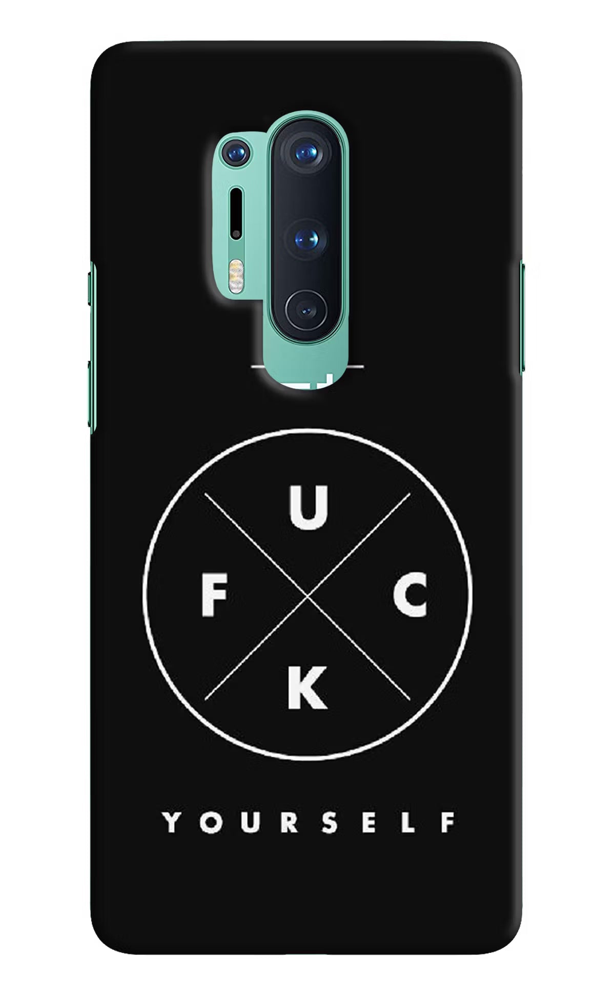 Go Fuck Yourself Oneplus 8 Pro Hard Case Back Cover by Casekaro
