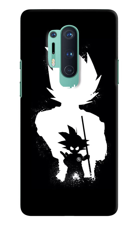 Goku Shadow Oneplus 8 Pro Hard Case Back Cover by Casekaro