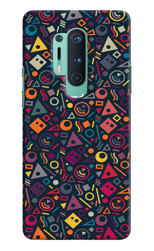 Geometric Abstract Oneplus 8 Pro Hard Case Back Cover by Casekaro