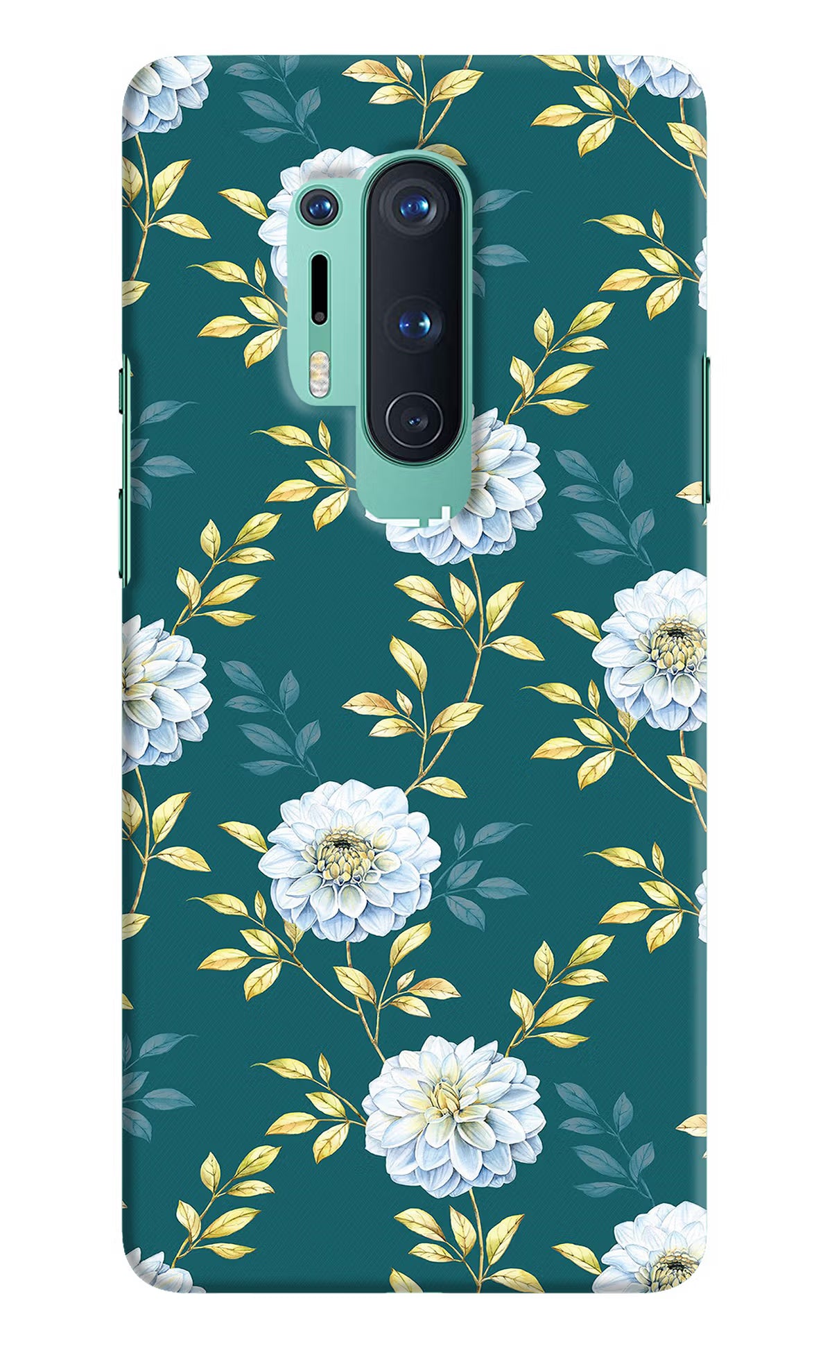 Flowers Oneplus 8 Pro Hard Case Back Cover by Casekaro