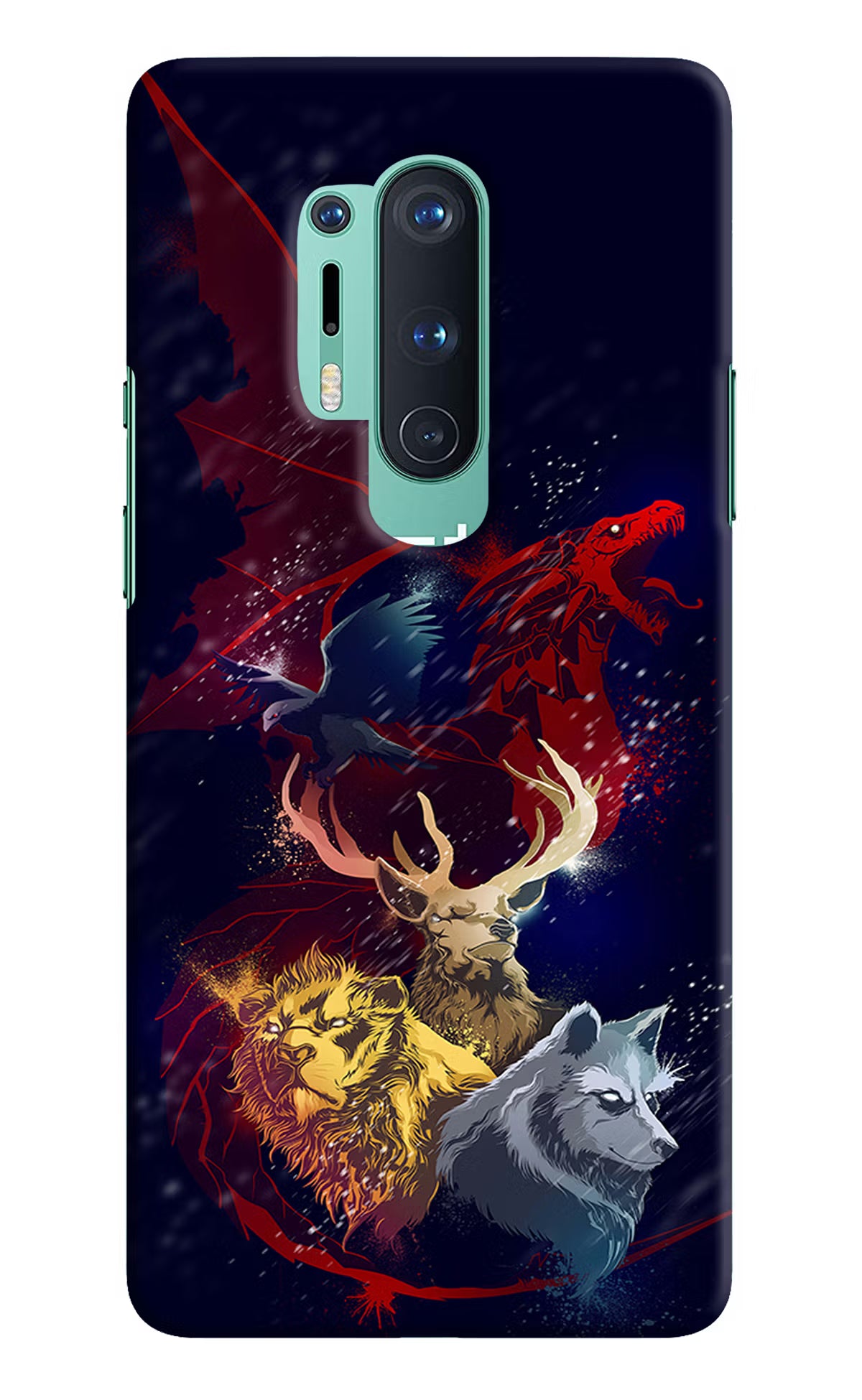 Game Of Thrones Oneplus 8 Pro Hard Case Back Cover by Casekaro