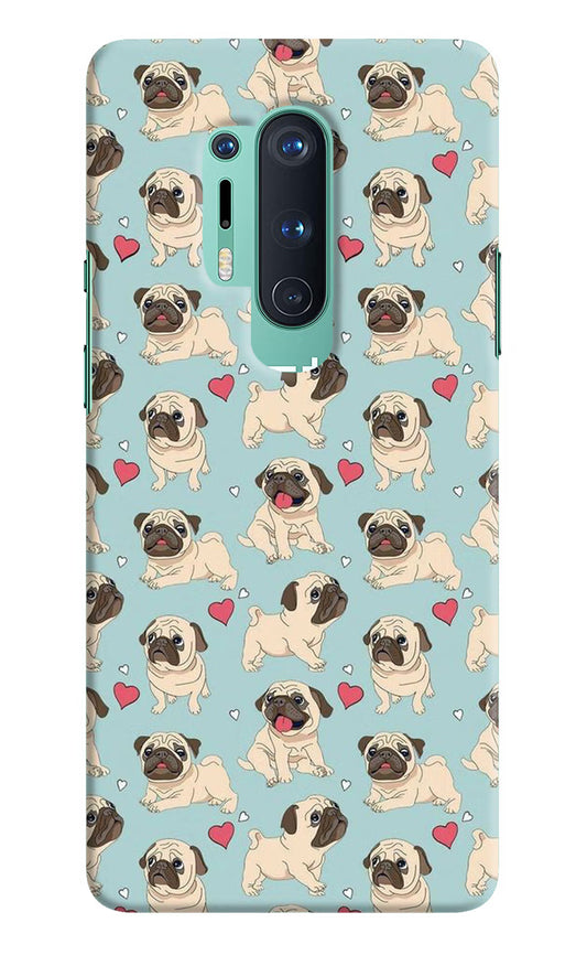 Pug Dog Oneplus 8 Pro Hard Case Back Cover by Casekaro
