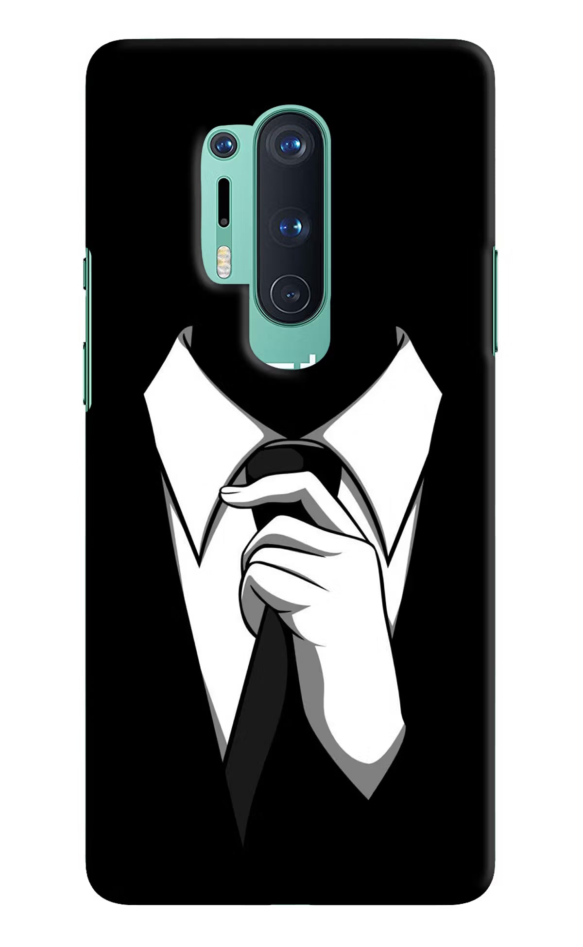 Black Tie Oneplus 8 Pro Hard Case Back Cover by Casekaro
