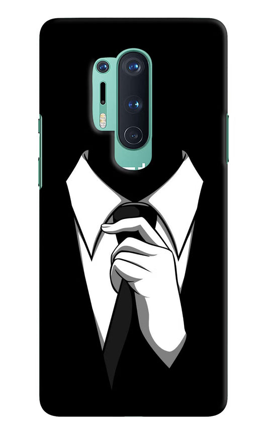 Black Tie Oneplus 8 Pro Hard Case Back Cover by Casekaro