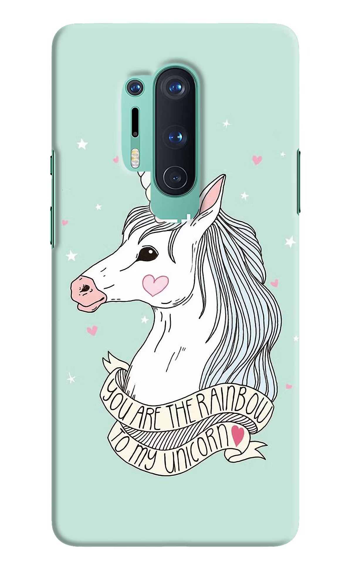 Unicorn Wallpaper Oneplus 8 Pro Hard Case Back Cover by Casekaro