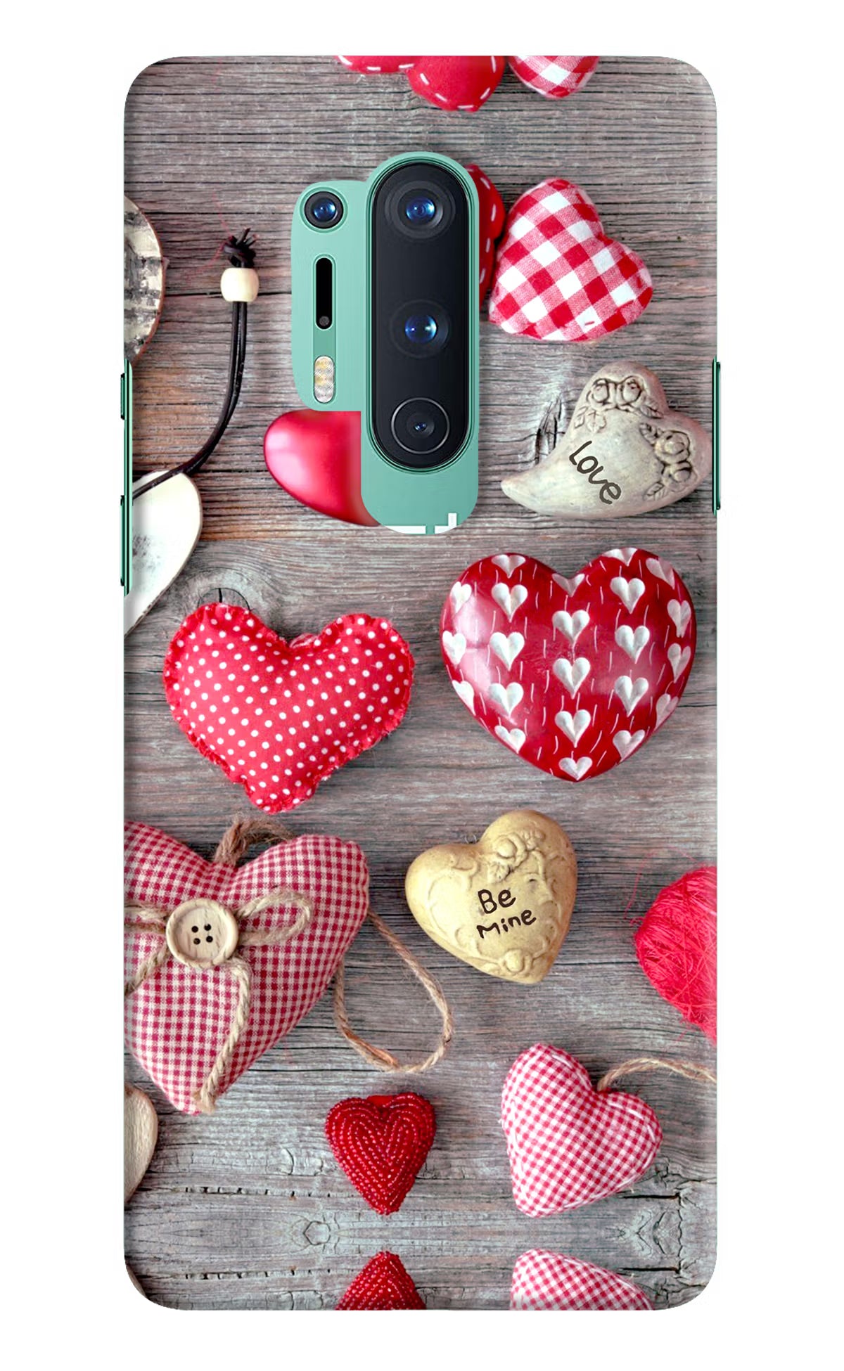 Love Wallpaper Oneplus 8 Pro Hard Case Back Cover by Casekaro