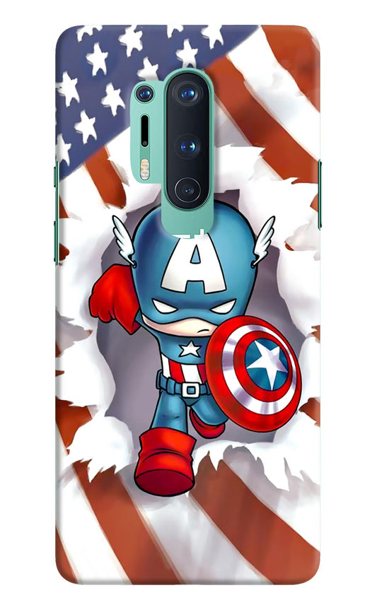 Captain America Oneplus 8 Pro Hard Case Back Cover by Casekaro