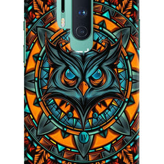 Angry Owl Art Oneplus 8 Pro Hard Case Back Cover by Casekaro