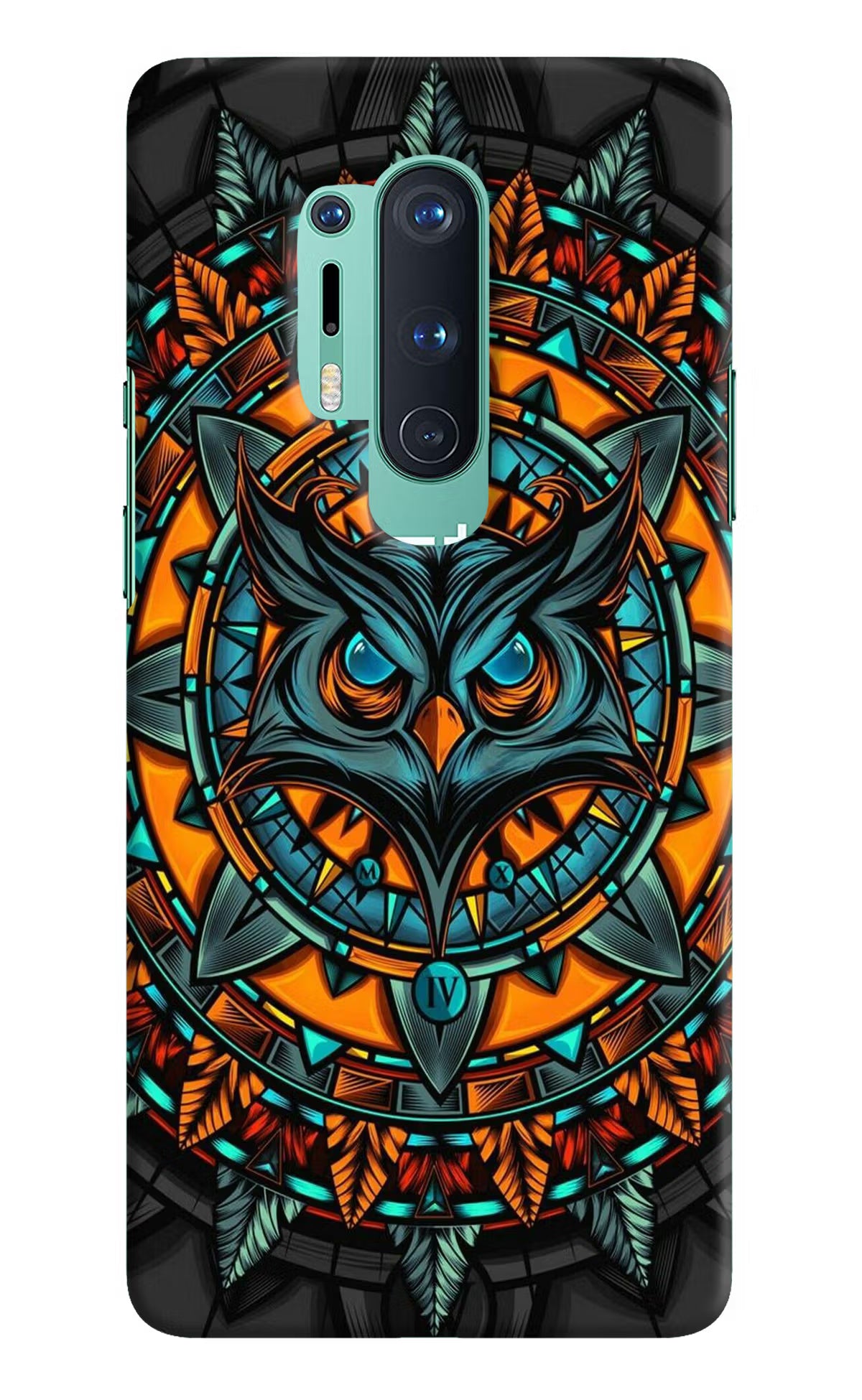Angry Owl Art Oneplus 8 Pro Hard Case Back Cover by Casekaro