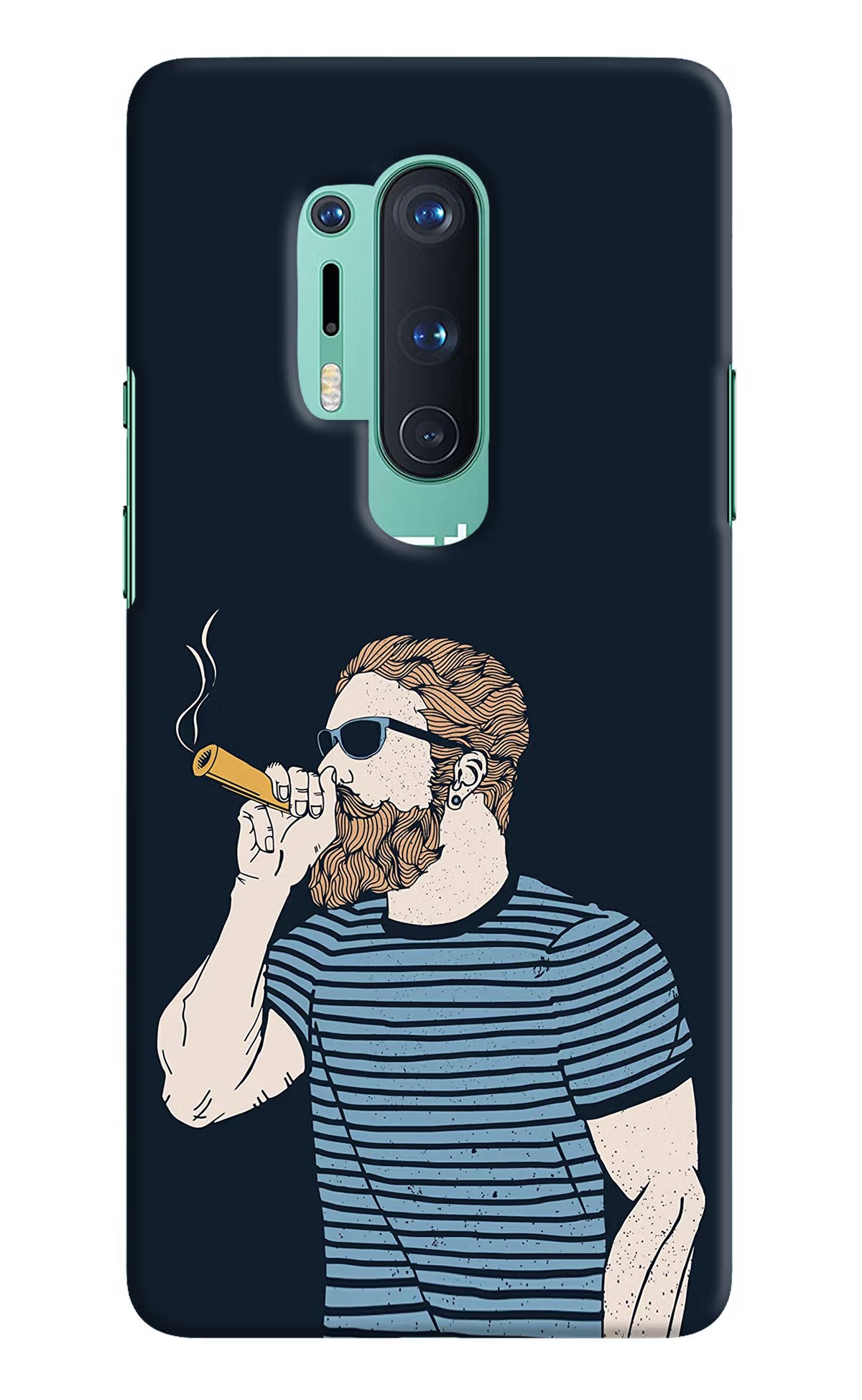 Smoking Oneplus 8 Pro Hard Case Back Cover by Casekaro