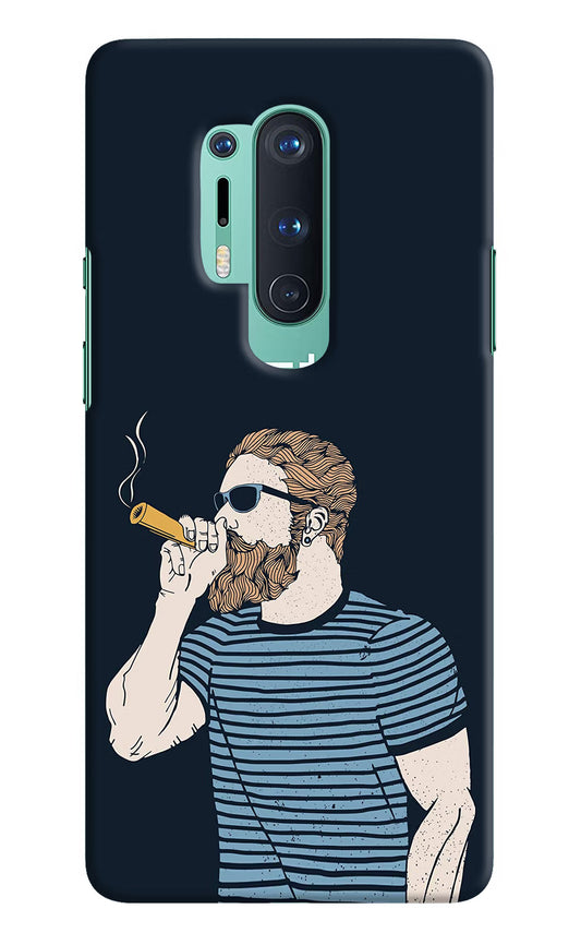 Smoking Oneplus 8 Pro Hard Case Back Cover by Casekaro