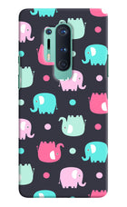 Elephants Oneplus 8 Pro Hard Case Back Cover by Casekaro