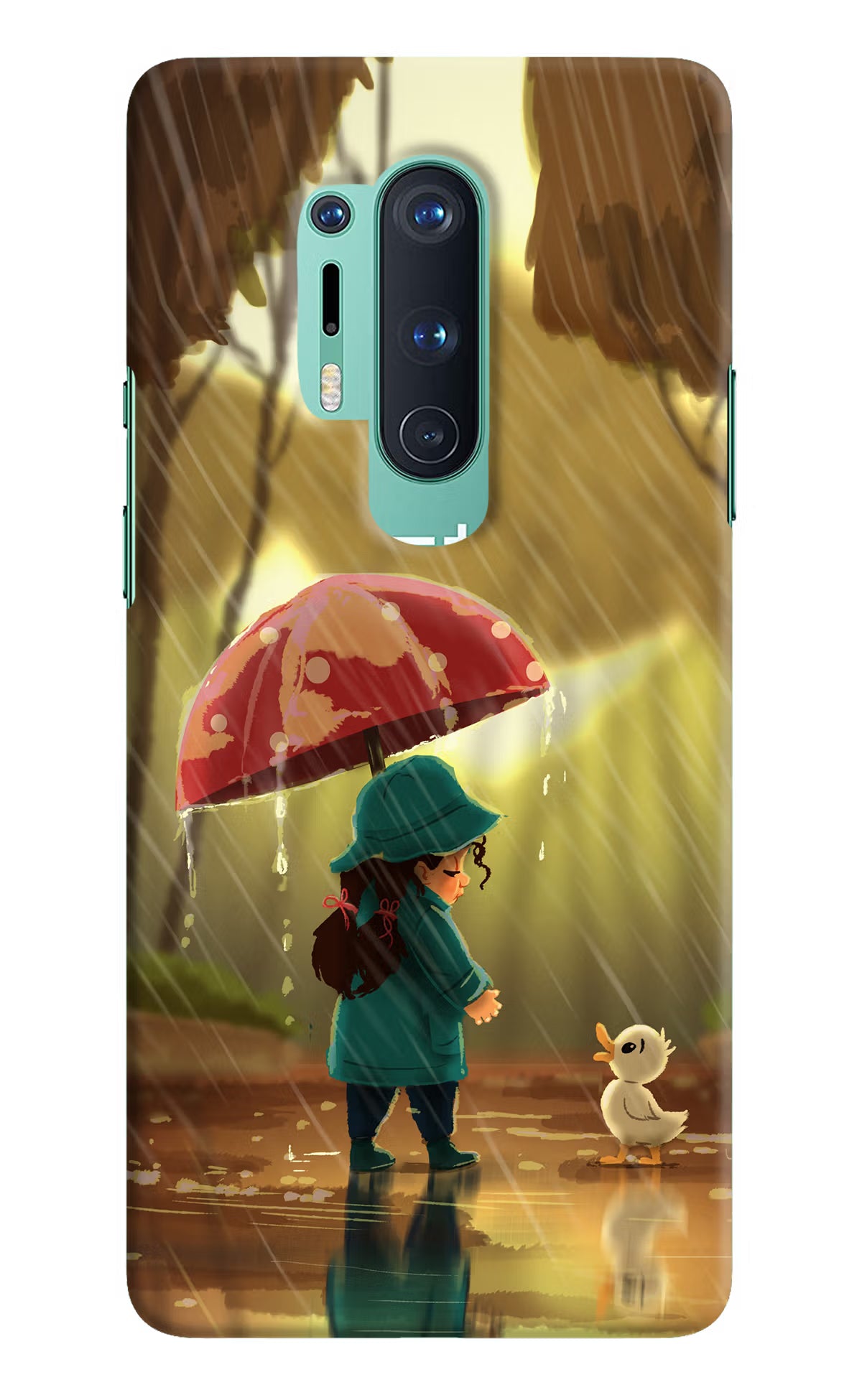 Rainy Day Oneplus 8 Pro Hard Case Back Cover by Casekaro