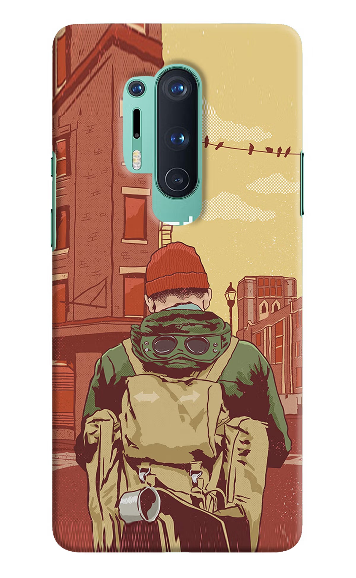 Adventurous Oneplus 8 Pro Hard Case Back Cover by Casekaro