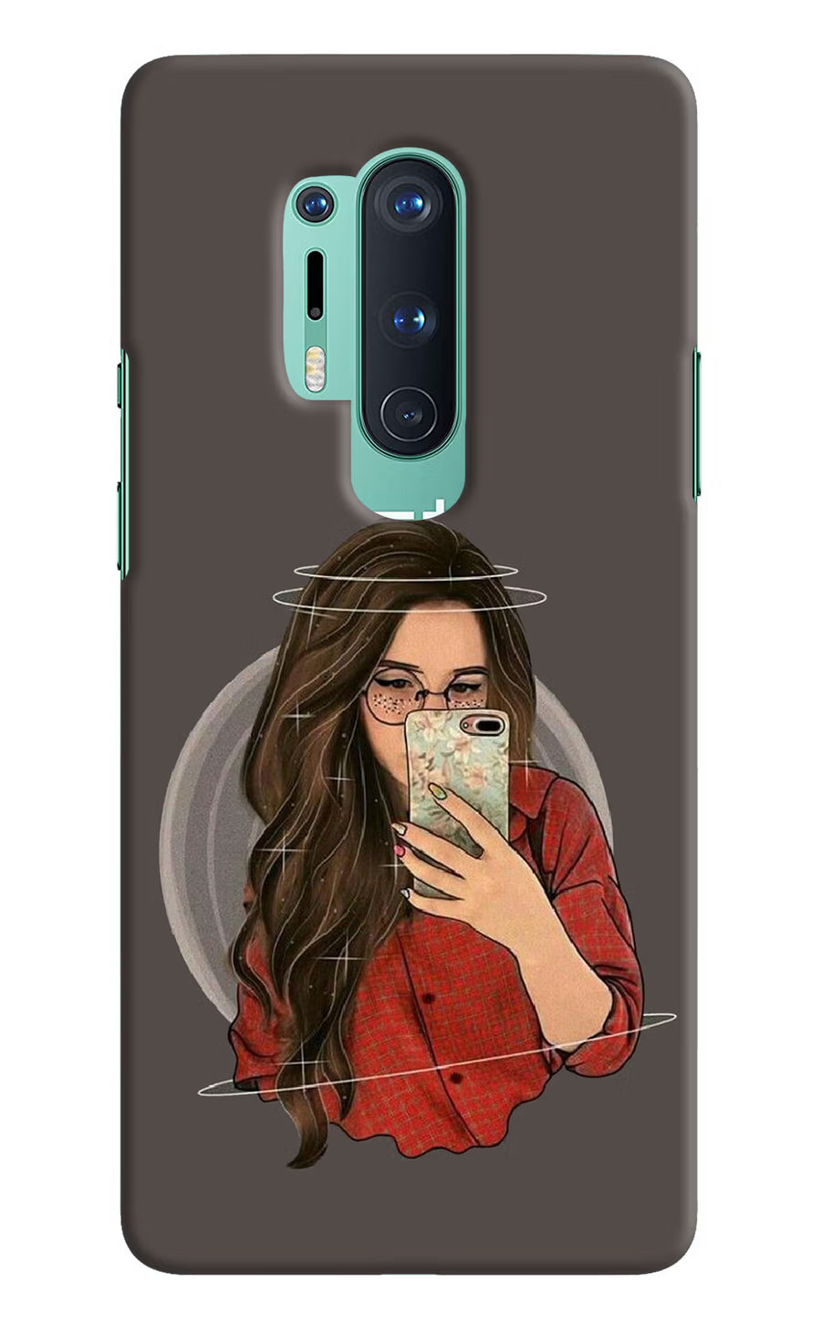 Selfie Queen Oneplus 8 Pro Back Cover, Hard case