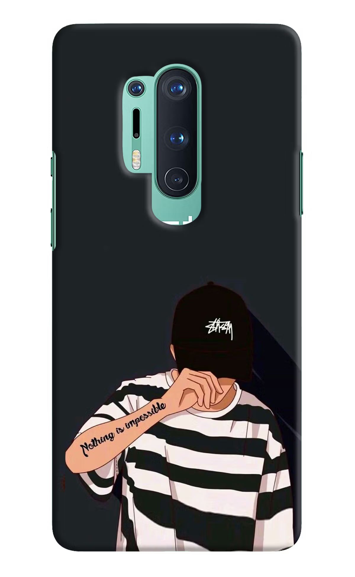 Aesthetic Boy Oneplus 8 Pro Hard Case Back Cover by Casekaro
